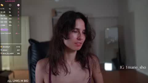 Marie online show from November 22, 6:29 pm