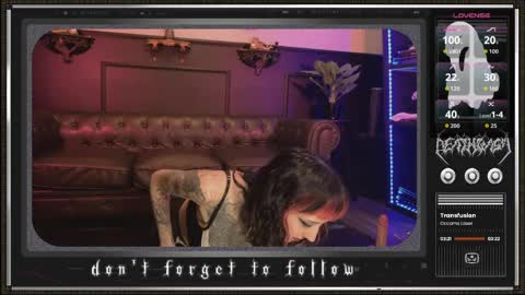 Snapshot of 666deathgasm chatting on June 6, 6:23 pm Juune online show from June 6, 6:23 pm
