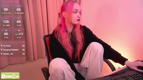 Snapshot of _pink_wassabi_ chatting on April 19, 6:10 pm Maisie online show from April 19, 6:10 pm
