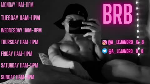 alejo online show from December 9, 1:18 am