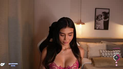 Snapshot of abril_w18 chatting on April 2, 11:57 pm My name is Alexa. Please say hello I like to chat with you. If you have requests please use tip online show from April 2, 11:57 pm