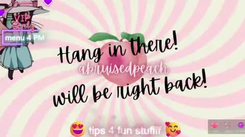 Snapshot of abruisedpeach chatting on June 10, 2:56 am Peach online show from June 10, 2:56 am
