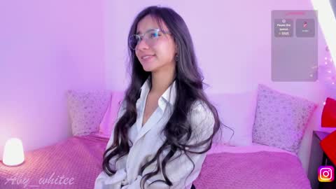Snapshot of aby_whitee chatting on January 8, 7:55 am   Aby   online show from January 8, 7:55 am