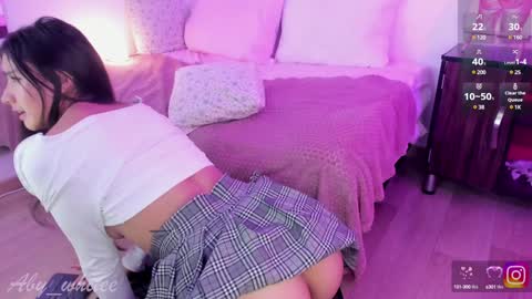 Snapshot of aby_whitee chatting on February 7, 5:10 am   Aby   online show from February 7, 5:10 am