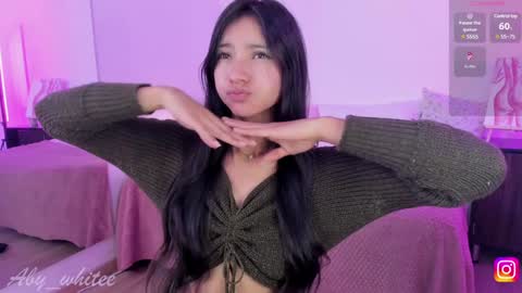 Snapshot of aby_whitee chatting on February 8, 4:14 am   Aby   online show from February 8, 4:14 am