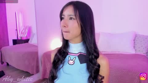 Snapshot of aby_whitee chatting on February 9, 6:11 am   Aby   online show from February 9, 6:11 am