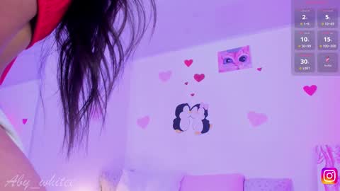 Snapshot of aby_whitee chatting on February 17, 7:26 am   Aby   online show from February 17, 7:26 am