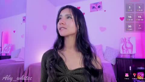 Snapshot of aby_whitee chatting on February 21, 7:56 am   Aby   online show from February 21, 7:56 am