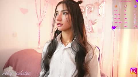 Snapshot of aby_whitee chatting on October 19, 2:34 am   Aby   online show from October 19, 2:34 am