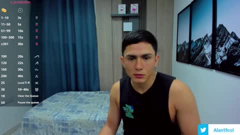 Snapshot of alan_nd_kevin chatting on March 8, 11:37 am Alan Kevin can we reach 100 thumbs up please guys online show from March 8, 11:37 am