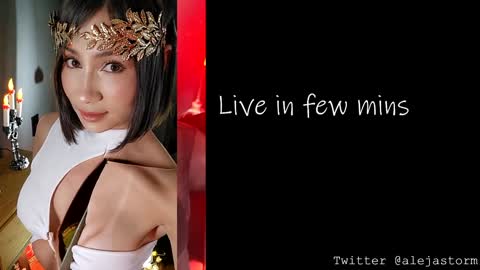 Snapshot of alejastorm chatting on November 2, 3:09 am Alejandra online show from November 2, 3:09 am