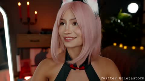 Snapshot of alejastorm chatting on November 9, 2:54 am Alejandra online show from November 9, 2:54 am