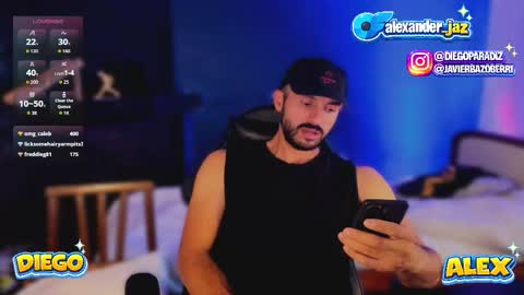 Snapshot of alexanderjaz chatting on February 22, 10:19 pm Alexander Jaz online show from February 22, 10:19 pm