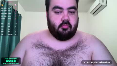 alexxxbear online show from February 22, 12:34 am