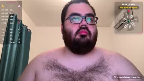 alexxxbear online show from February 22, 9:24 pm