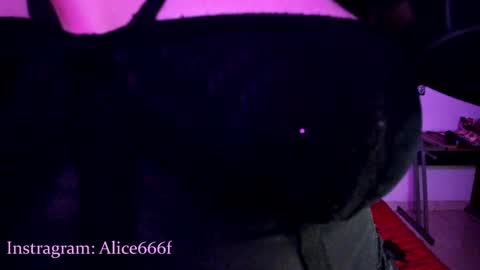 Snapshot of alice666f chatting on January 23, 12:25 am ALiCE ROSE online show from January 23, 12:25 am