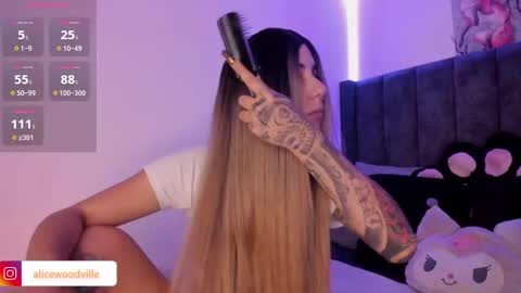 Snapshot of alicewoodville chatting on February 13, 3:46 pm Alice online show from February 13, 3:46 pm