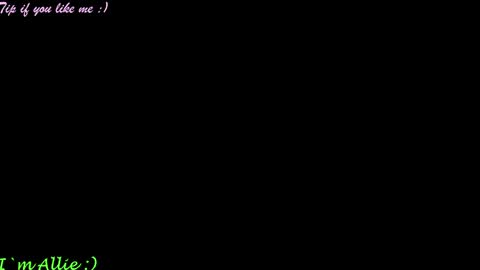 Snapshot of allie__kat chatting on April 26, 1:09 pm Allie online show from April 26, 1:09 pm