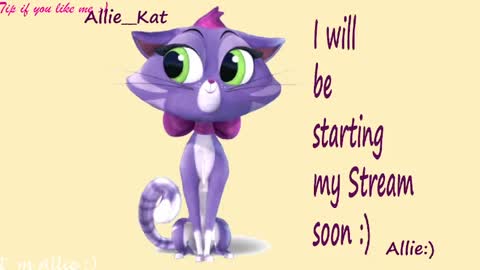 Snapshot of allie__kat chatting on May 16, 2:16 pm Allie online show from May 16, 2:16 pm