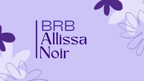 Snapshot of allissa_noir chatting on July 3, 2:18 am Allissa online show from July 3, 2:18 am
