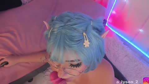 Snapshot of aly_nucita_2 chatting on January 20, 6:53 am Im back 3 follow me on instagram na misuan online show from January 20, 6:53 am