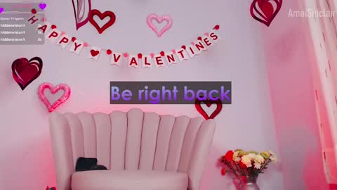 Snapshot of amaisinclair chatting on February 16, 12:10 pm Amai  Sinclair  online show from February 16, 12:10 pm