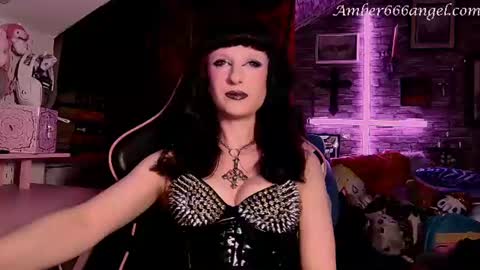 Snapshot of amberangel666 chatting on June 29, 4:08 am DEMONESS AMBER 666 online show from June 29, 4:08 am