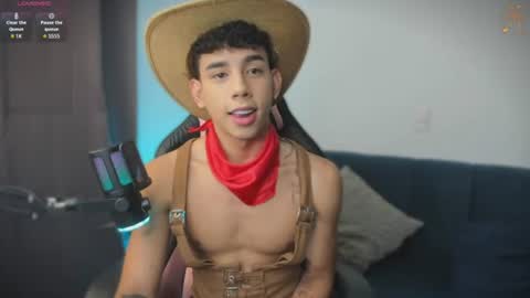 Snapshot of andrew_twink18 chatting on July 26, 6:04 pm Andrew M. online show from July 26, 6:04 pm