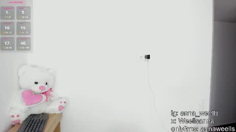 Snapshot of anna_wells chatting on July 15, 9:31 pm Anna Weells online show from July 15, 9:31 pm