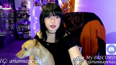 Snapshot of ariannapena chatting on September 19, 11:16 pm Arianna Pea online show from September 19, 11:16 pm