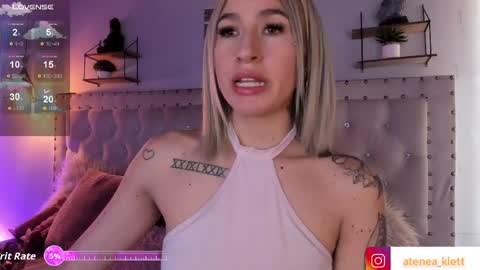 Snapshot of atenea_klett_ chatting on June 5, 2:12 pm ATENEA online show from June 5, 2:12 pm