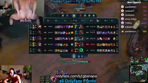 b1gbanana online show from February 19, 11:14 pm