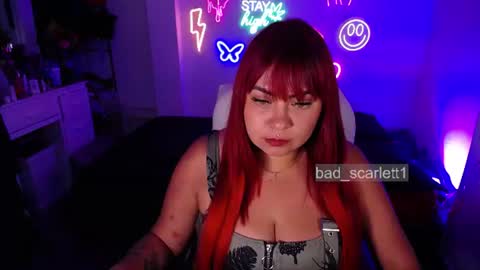 Snapshot of bad_scarlett1 chatting on August 6, 1:51 am Scarlett online show from August 6, 1:51 am