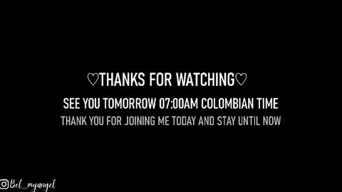 Snapshot of bella_franco chatting on April 18, 7:58 pm In instagran bel myangel online show from April 18, 7:58 pm