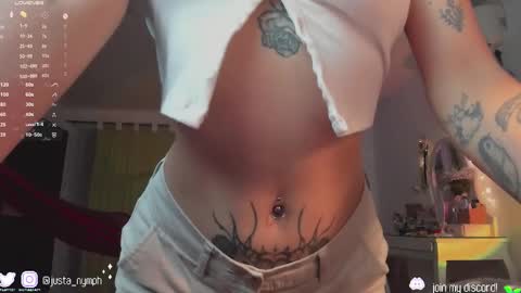   Im Nym  Justa nymph on twitter and IG online show from January 18, 3:20 am