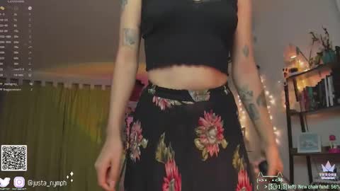   Im Nym  Justa nymph on twitter and IG online show from January 24, 3:54 am