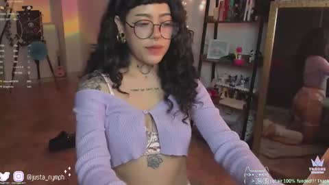   Im Nym  Justa nymph on twitter and IG online show from February 1, 5:49 am