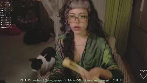   Im Nym  Justa nymph on twitter and IG online show from June 22, 11:13 pm