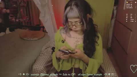   Im Nym  Justa nymph on twitter and IG online show from June 26, 12:37 am