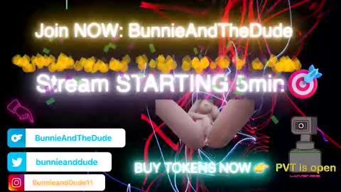 Snapshot of bunnieandthedude chatting on November 21, 4:00 am BUNNIE and THE DUDE TheLebowskis online show from November 21, 4:00 am
