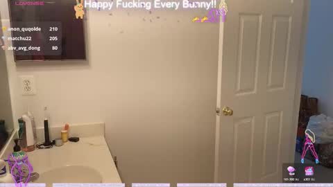 Snapshot of bunnycheekz chatting on December 3, 2:16 pm Tokki bunny online show from December 3, 2:16 pm