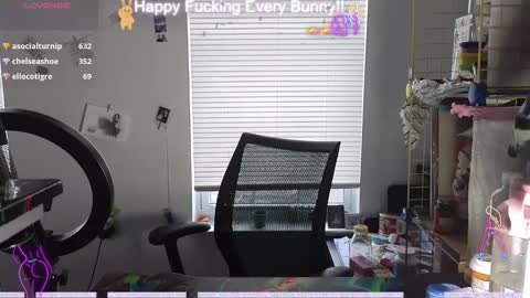 Snapshot of bunnycheekz chatting on December 4, 6:06 pm Tokki bunny online show from December 4, 6:06 pm