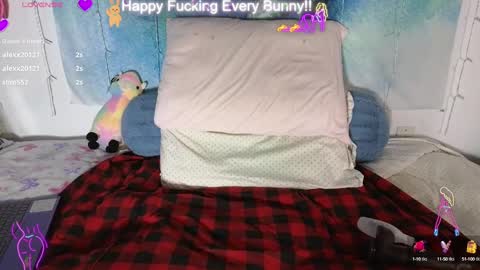 Snapshot of bunnycheekz chatting on January 28, 2:00 am Tokki bunny online show from January 28, 2:00 am