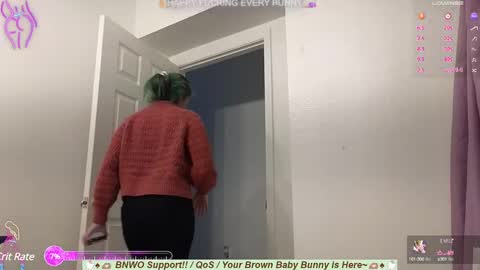 Snapshot of bunnycheekz chatting on February 21, 4:07 am Tokki bunny online show from February 21, 4:07 am