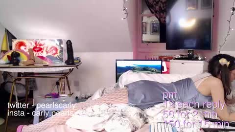 Snapshot of carlypearls chatting on January 15, 12:30 am Carly Pearls online show from January 15, 12:30 am