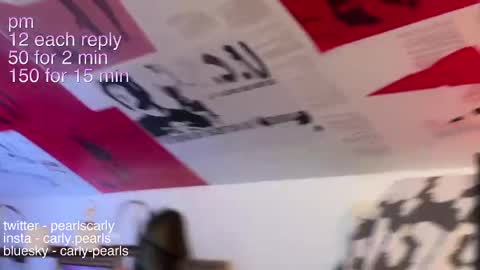 Snapshot of carlypearls chatting on February 15, 7:49 am Carly Pearls online show from February 15, 7:49 am