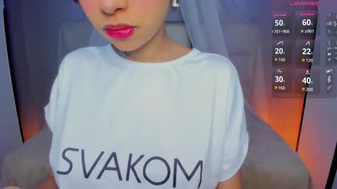 Snapshot of cat_kitty18 chatting on February 14, 12:24 pm Lorena Saenz online show from February 14, 12:24 pm