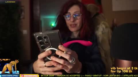 Snapshot of chanalephaz chatting on February 20, 6:41 pm Rebecca online show from February 20, 6:41 pm