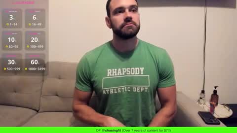 Snapshot of chasemason20 chatting on January 16, 10:25 pm Onlyfans chasingfit Instagram the arguer Twitter chasingfitOF online show from January 16, 10:25 pm