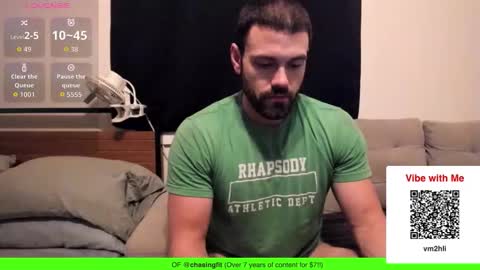 Snapshot of chasemason20 chatting on February 7, 10:24 pm Onlyfans chasingfit Instagram the arguer Twitter chasingfitOF online show from February 7, 10:24 pm